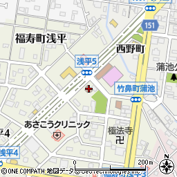 岐阜羽島警察署竹鼻交番周辺の地図