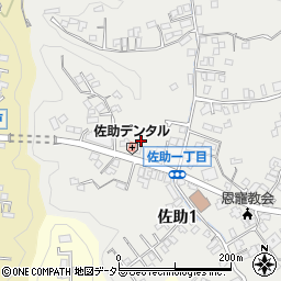 神奈川県鎌倉市佐助1丁目16周辺の地図