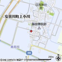 滋賀県高島市安曇川町上小川288周辺の地図