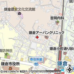 ハイドランジア鎌倉周辺の地図