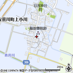 滋賀県高島市安曇川町上小川225周辺の地図