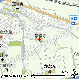 滋賀県米原市三吉34周辺の地図