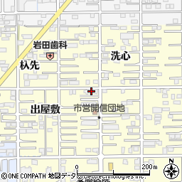 愛知県一宮市開明出屋敷49周辺の地図