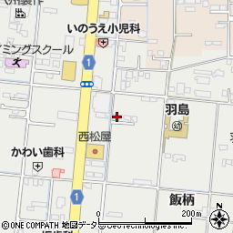 岐阜県羽島市竹鼻町飯柄35-2周辺の地図