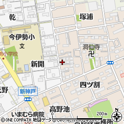 愛知県一宮市今伊勢町本神戸目久井3周辺の地図