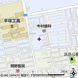 神奈川県平塚市黒部丘7周辺の地図