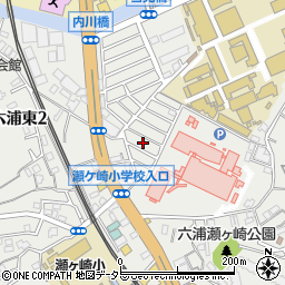 神奈川県横浜市金沢区六浦東1丁目17周辺の地図