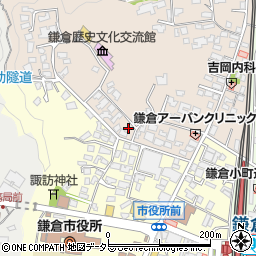 神奈川県鎌倉市扇ガ谷1丁目2-26周辺の地図