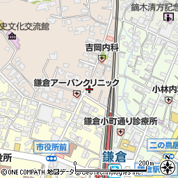 ホームコンじゅく　鎌倉教室周辺の地図