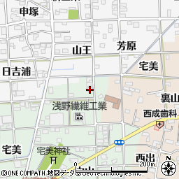愛知県一宮市西大海道東光寺25-1周辺の地図