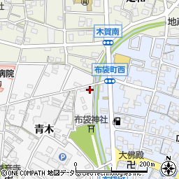 愛知県江南市五明町青木115周辺の地図
