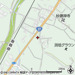 京都府綾部市渕垣町（古社ノ下）周辺の地図