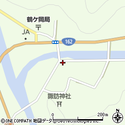 京都府南丹市美山町鶴ケ岡（宮ノ前）周辺の地図
