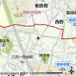 愛知県小牧市久保一色3086周辺の地図