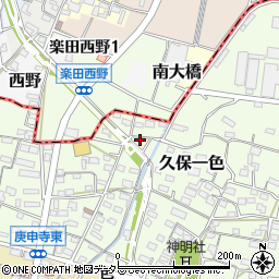 愛知県小牧市久保一色2912周辺の地図