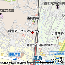神奈川県鎌倉市扇ガ谷1丁目8周辺の地図