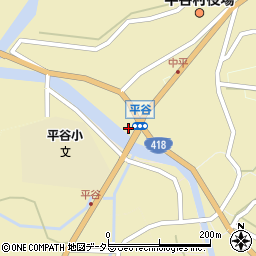長野県下伊那郡平谷村443周辺の地図