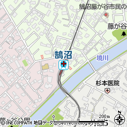 鵠沼駅周辺の地図
