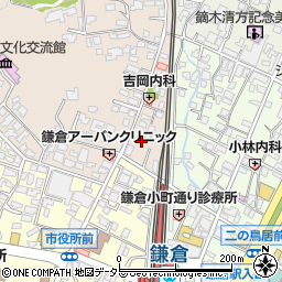 神奈川県鎌倉市扇ガ谷1丁目8-11周辺の地図