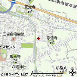 滋賀県米原市三吉47周辺の地図