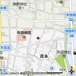 愛知県江南市五明町青木9周辺の地図