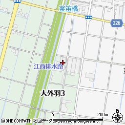 大垣化染株式会社　本社周辺の地図