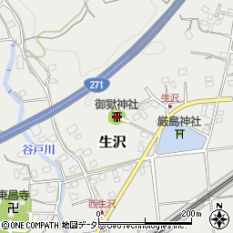 御獄神社周辺の地図