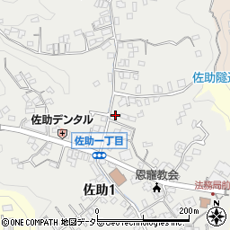 神奈川県鎌倉市佐助1丁目14-6周辺の地図