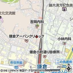 神奈川県鎌倉市扇ガ谷1丁目8-12周辺の地図