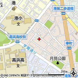 神奈川県平塚市幸町周辺の地図