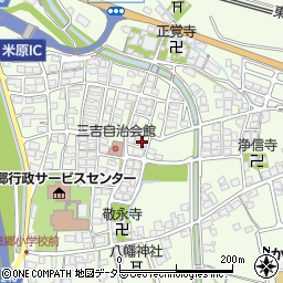 滋賀県米原市三吉1129周辺の地図