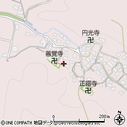滋賀県米原市枝折周辺の地図