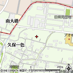 愛知県小牧市久保一色1637周辺の地図