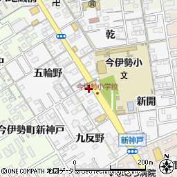 愛知県一宮市今伊勢町新神戸九反野62周辺の地図
