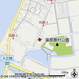 筑摩蓮沼会館周辺の地図