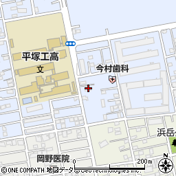 神奈川県平塚市黒部丘7-34周辺の地図