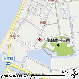 筑摩公民館周辺の地図