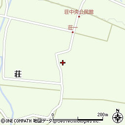 鳥取県西伯郡伯耆町荘968周辺の地図