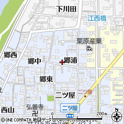 愛知県一宮市小信中島郷浦周辺の地図