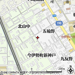 愛知県一宮市今伊勢町新神戸五輪野20-6周辺の地図