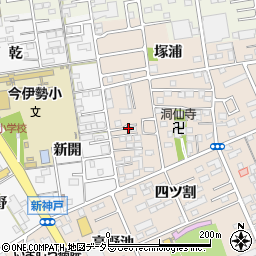 愛知県一宮市今伊勢町本神戸目久井487周辺の地図