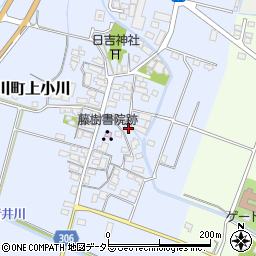 滋賀県高島市安曇川町上小川214周辺の地図