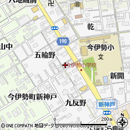 愛知県一宮市今伊勢町新神戸五輪野28周辺の地図