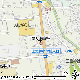 神奈川県足柄上郡大井町上大井106周辺の地図