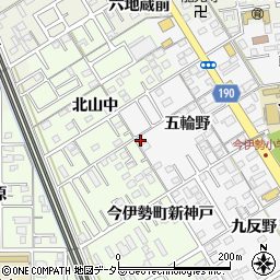 愛知県一宮市今伊勢町新神戸五輪野20周辺の地図