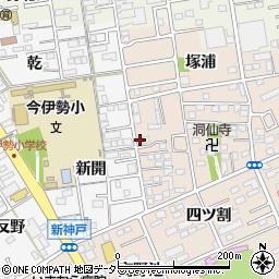 愛知県一宮市今伊勢町本神戸目久井2周辺の地図