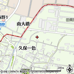 愛知県小牧市久保一色1621周辺の地図