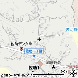 神奈川県鎌倉市佐助1丁目14-9周辺の地図