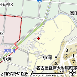 愛知県犬山市小洞190周辺の地図