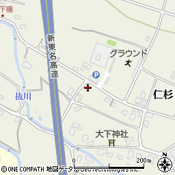 静岡県御殿場市仁杉134-1周辺の地図